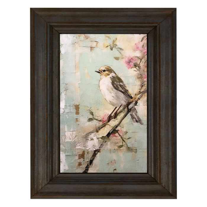 Small white-breasted bird