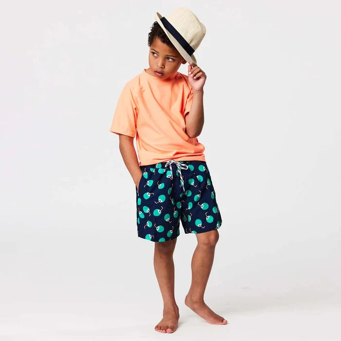 Snapper Rock Navy Sustainable Long Sleeve Rash Top - Destination PSP