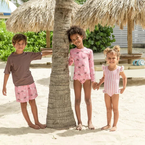 Snapper Rock Palm Paradise Long sleeve Surf Suit - Destination PSP