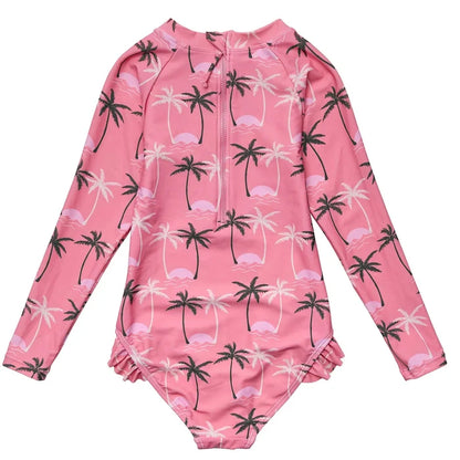 Snapper Rock Palm Paradise Long sleeve Surf Suit - Destination PSP