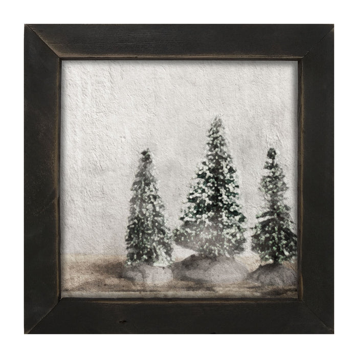 Snowy pines