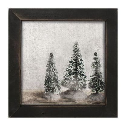 Snowy pines