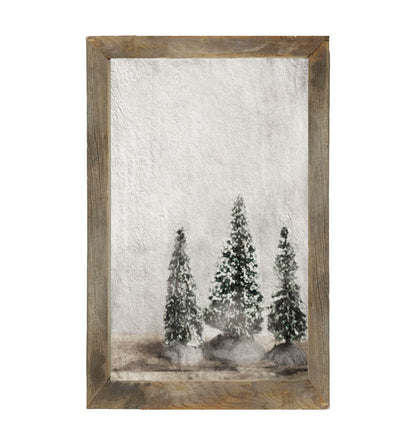 Snowy pines