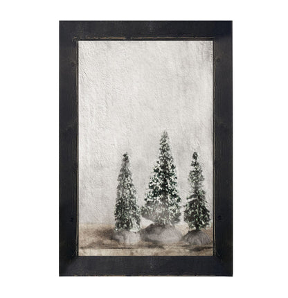Snowy pines