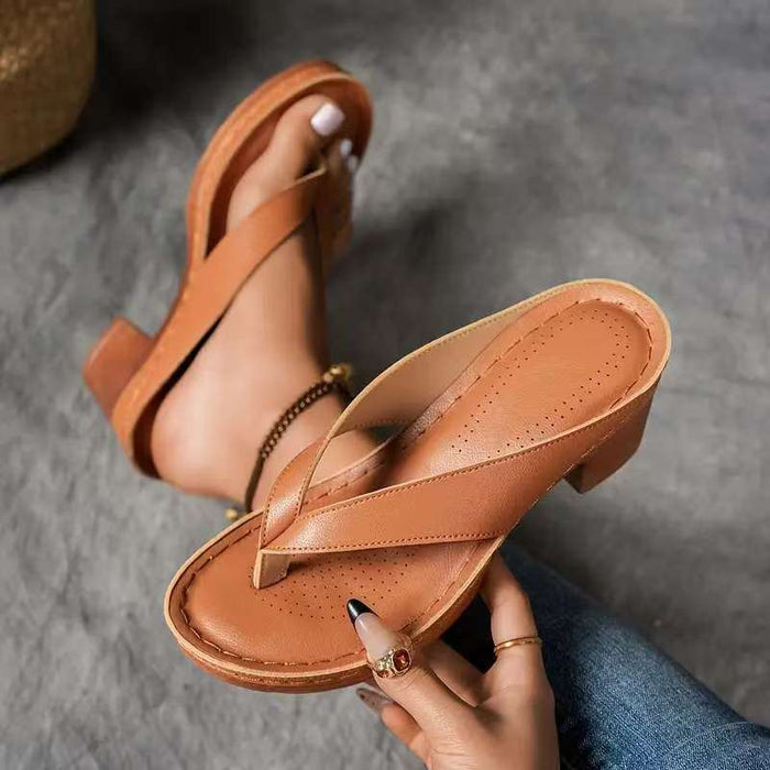 Sofia™ Square-Heel Wedge Sandals