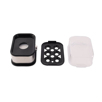Stainless Steel Egg Boiler Small Mini-portable Belt 🇨🇳