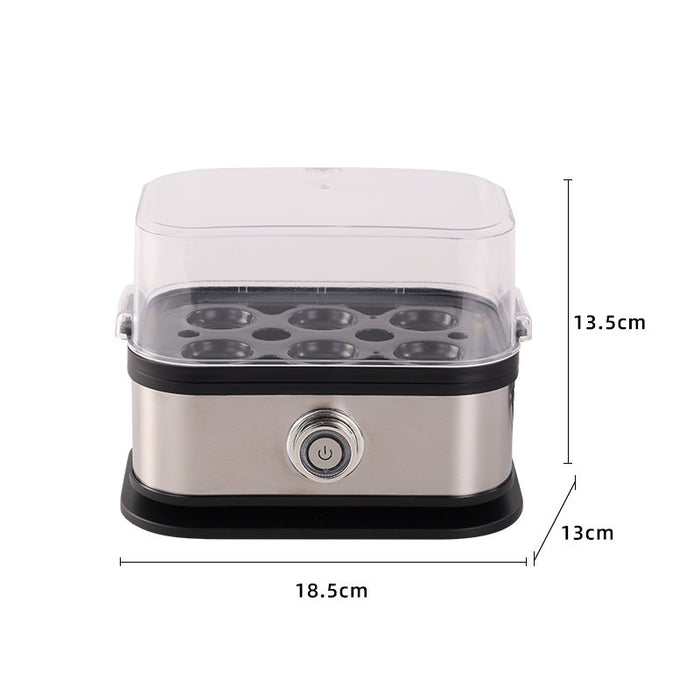 Stainless Steel Egg Boiler Small Mini-portable Belt 🇨🇳