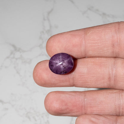 Star Ruby 24.25 ct 16x13mm - InnerVision Crystals