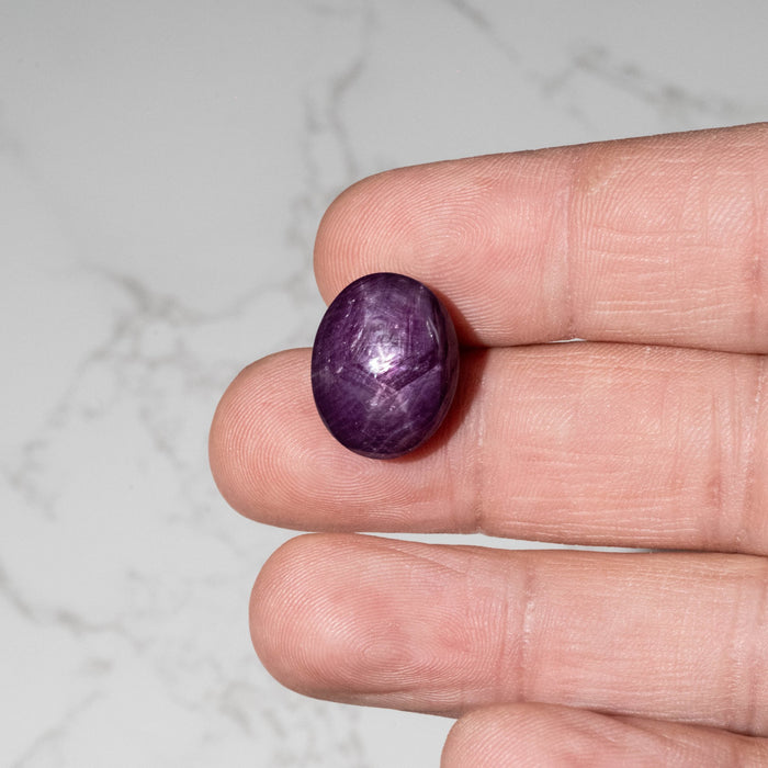 Star Ruby 27.35 ct 18x14mm - InnerVision Crystals