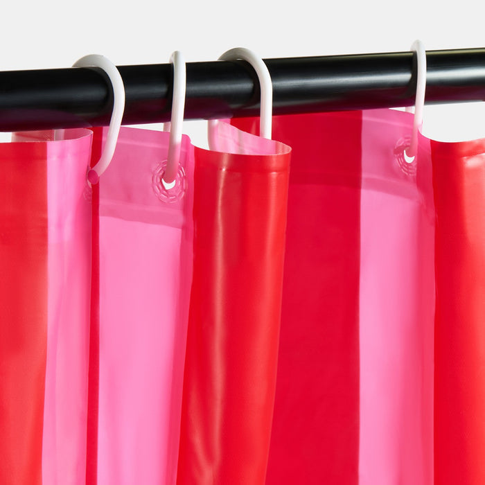 Striped Shower Curtain - Pink 🇬🇧