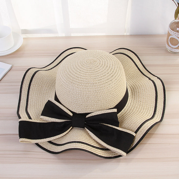 Summer Sun Hat Women Straw Hats Sunshade Panama  Fashion 🇨🇳