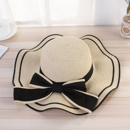 Summer Sun Hat Women Straw Hats Sunshade Panama  Fashion 🇨🇳