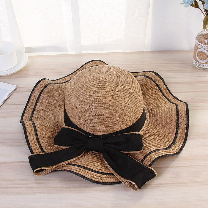 Summer Sun Hat Women Straw Hats Sunshade Panama  Fashion 🇨🇳