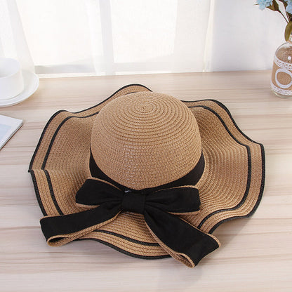 Summer Sun Hat Women Straw Hats Sunshade Panama  Fashion 🇨🇳