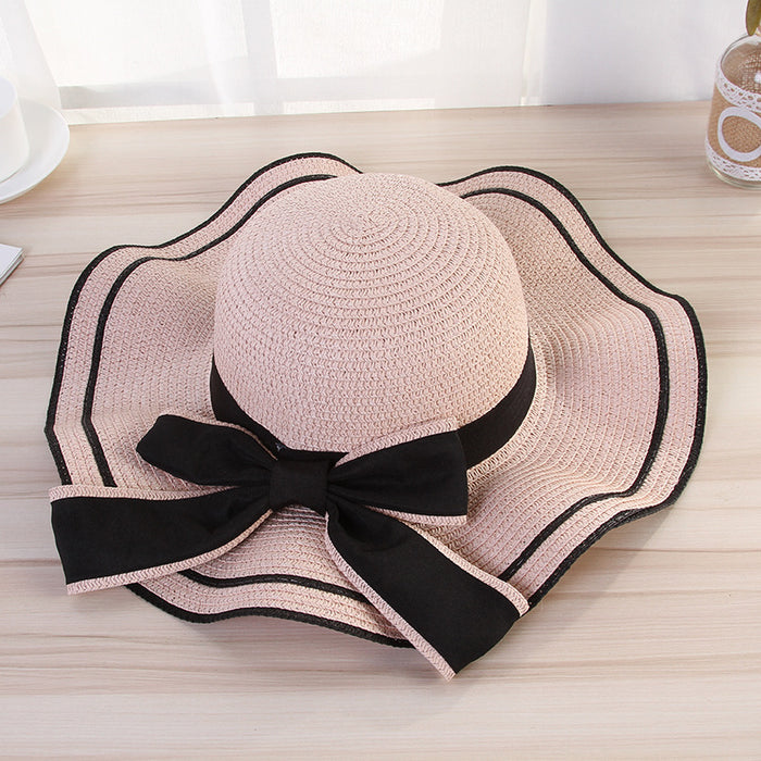 Summer Sun Hat Women Straw Hats Sunshade Panama  Fashion 🇨🇳