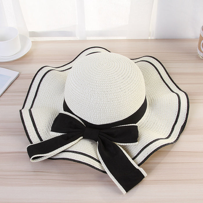 Summer Sun Hat Women Straw Hats Sunshade Panama  Fashion 🇨🇳