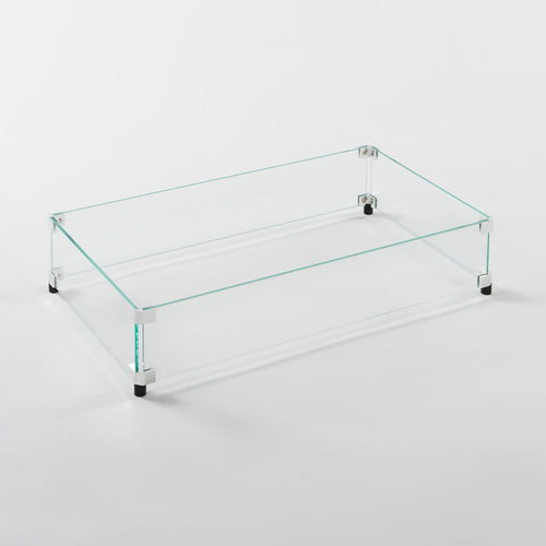 The Outdoor GreatRoom Rectangular Glass Wind Guard