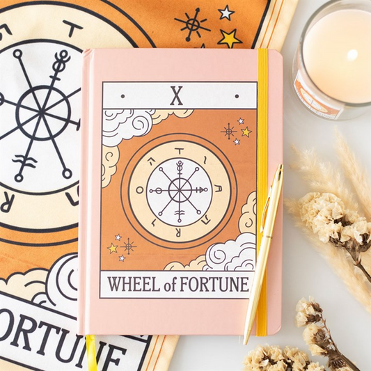The Wheel of Fortune Vintage Tarot A5 Notebook 🇬🇧