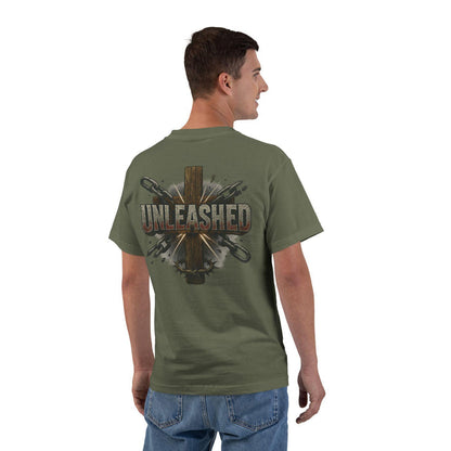 This Unleashed Christian T-shirt isnt just apparel, its a declaration of bold faith strength, and unstoppable purpose. Charlie Kirk T-Shirt