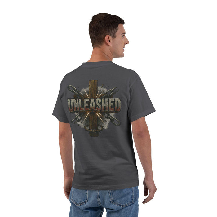 This Unleashed Christian T-shirt isnt just apparel, its a declaration of bold faith strength, and unstoppable purpose. Charlie Kirk T-Shirt