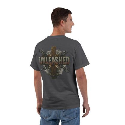 This Unleashed Christian T-shirt isnt just apparel, its a declaration of bold faith strength, and unstoppable purpose. Charlie Kirk T-Shirt