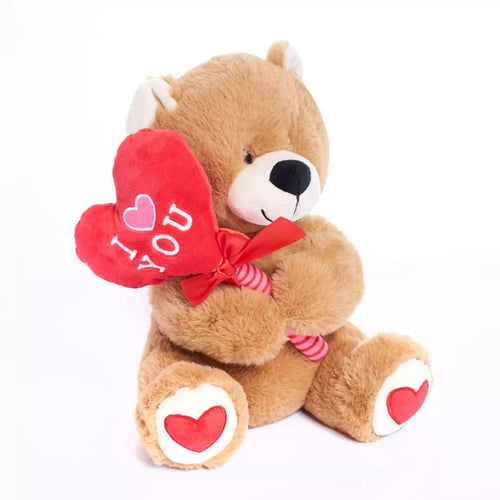 Tiger Feet Soft Toy Bear With Lolly Brown 25cm 🇬🇧