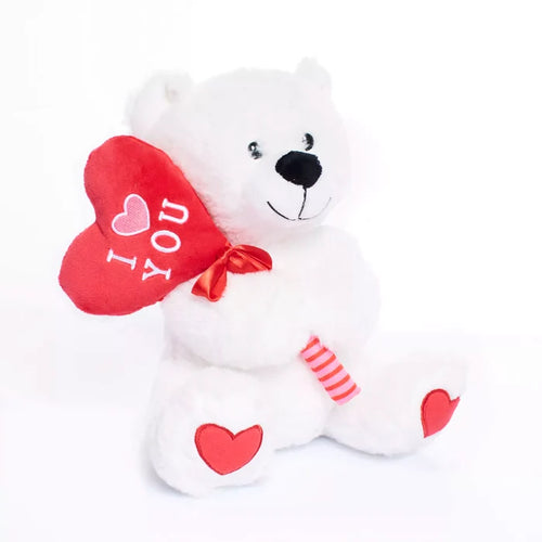 Tiger Feet Soft Toy Bear With Lolly White 25cm 🇬🇧