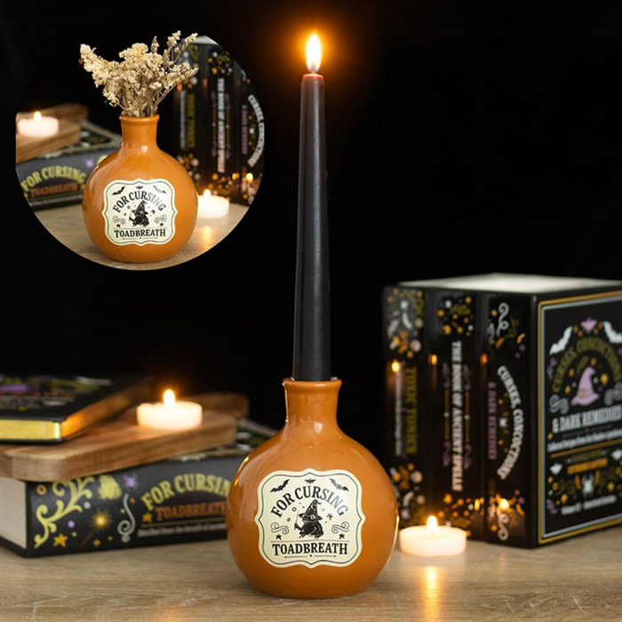 Toadbreath Potion Bottle Vase and Candle Holder 🇬🇧