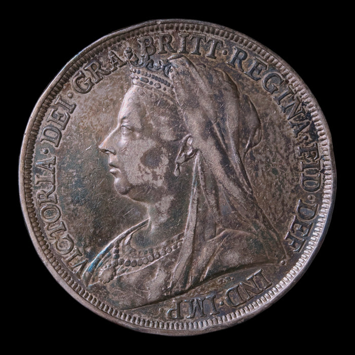 United Kingdom, Queen Victoria, AR 1 Crown - 1897 CE - United Kingdom
