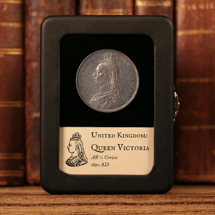 United Kingdom, Queen Victoria, AR ½ Crown - 1890 CE - United Kingdom
