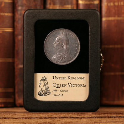United Kingdom, Queen Victoria, AR ½ Crown - 1890 CE - United Kingdom