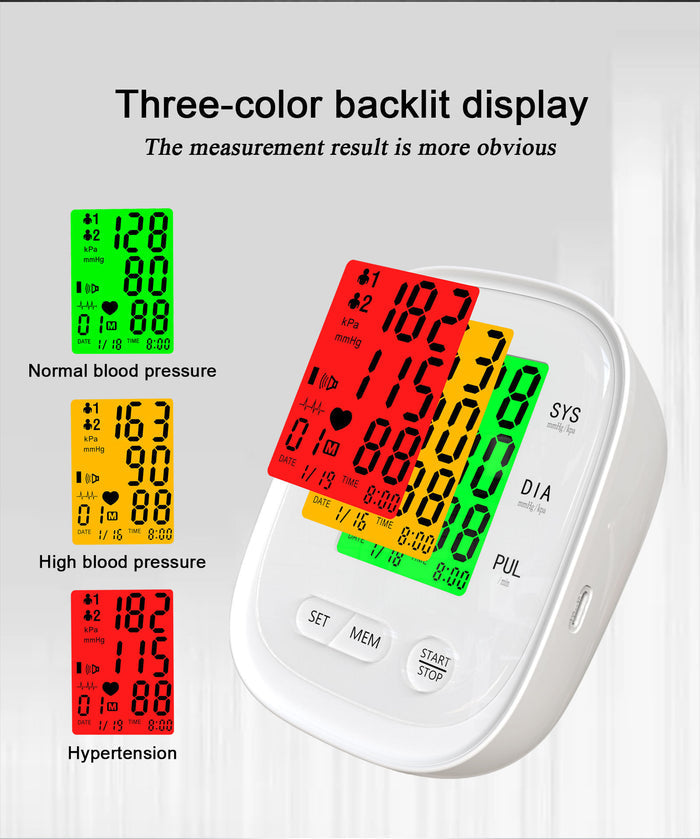 Upper Arm Blood Pressure Meter Household Blood Pressure Measuring Instrument 🇨🇳