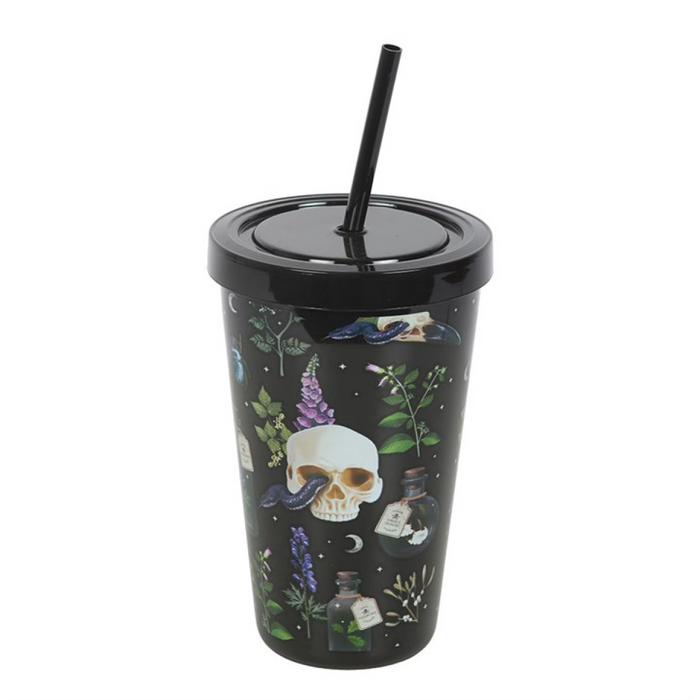 Venom & Vines Print Tumbler with Straw 🇬🇧