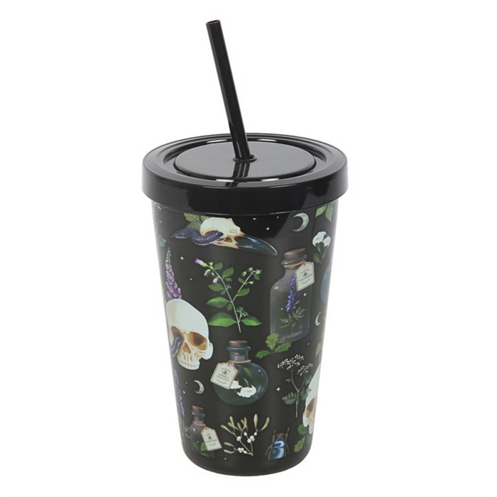Venom & Vines Print Tumbler with Straw 🇬🇧