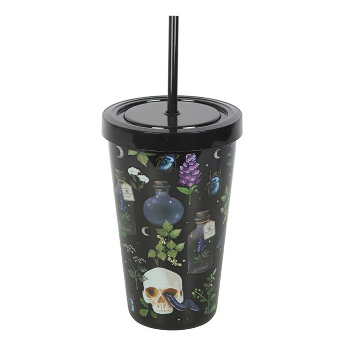 Venom & Vines Print Tumbler with Straw 🇬🇧