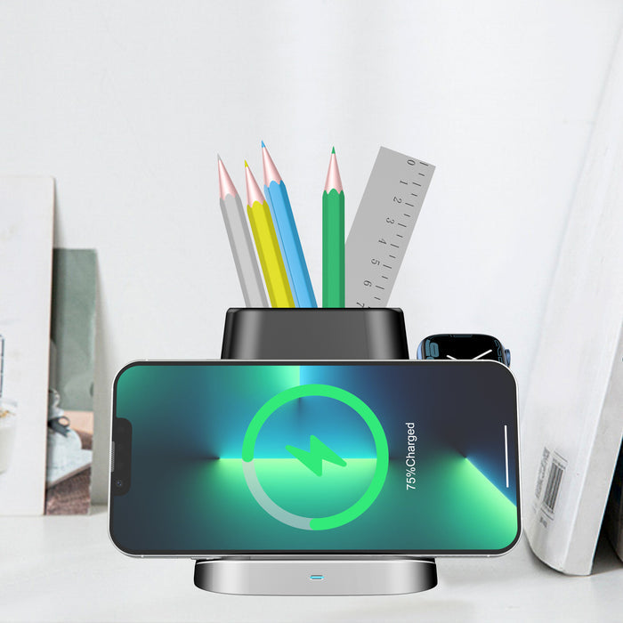 Vertical Stand 3 In 1 Wireless Charger 🇨🇳