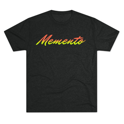 Vibrant 'Memento' Unisex Tri-Blend Crew Tee - Memento Mori Clothing