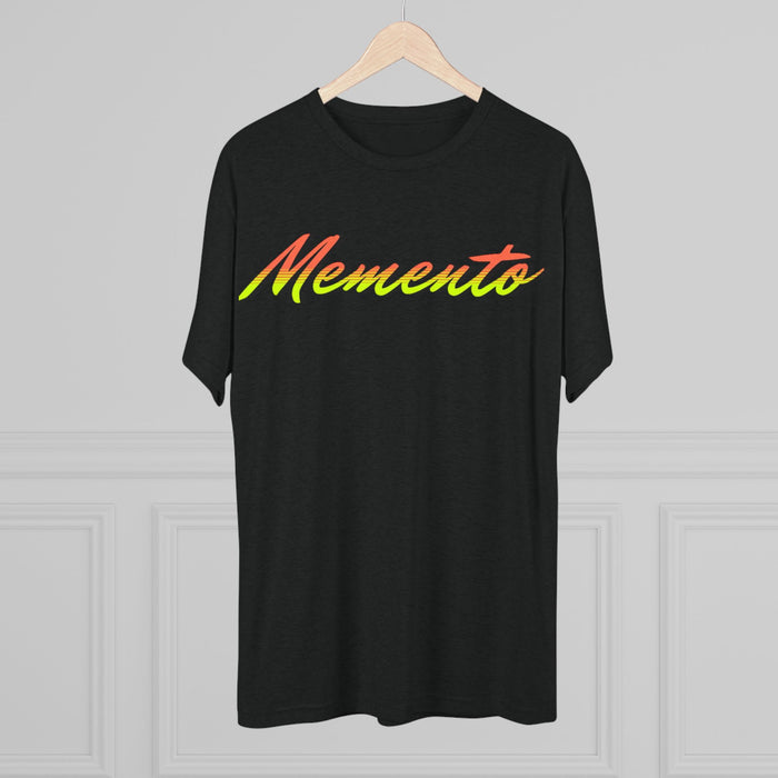 Vibrant 'Memento' Unisex Tri-Blend Crew Tee - Memento Mori Clothing