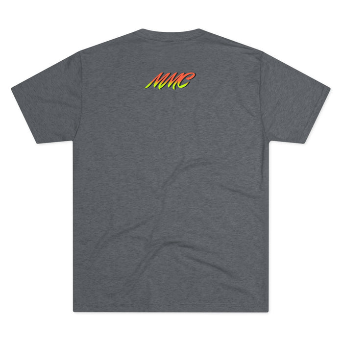 Vibrant 'Memento' Unisex Tri-Blend Crew Tee - Memento Mori Clothing