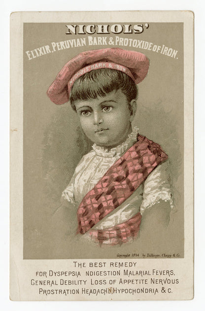 Victorian Sapanule Glycerine Lotion, Quack Medicine Trade Card || Pharmacy