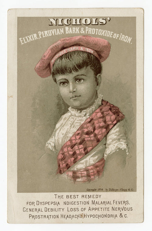 Victorian Sapanule Glycerine Lotion, Quack Medicine Trade Card || Pharmacy