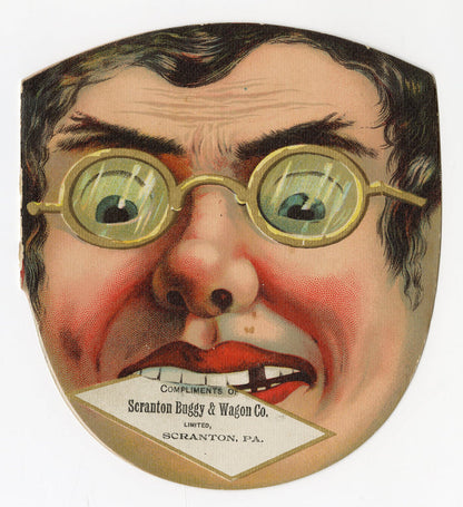 Victorian Scranton Buggy & Wagon Co. Die-Cut Trade Card Booklet