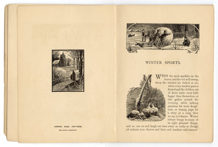 Victorian THE EASY BOOK FOR CHILDREN, Domestic Sewing Machine Co. Promotion