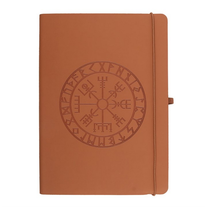 Viking Compass A5 Faux Leather Journal with Pen 🇬🇧