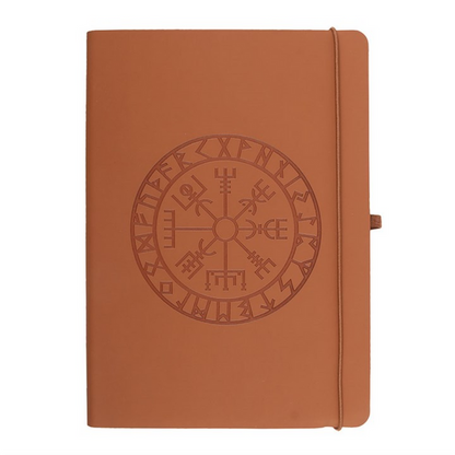 Viking Compass A5 Faux Leather Journal with Pen 🇬🇧