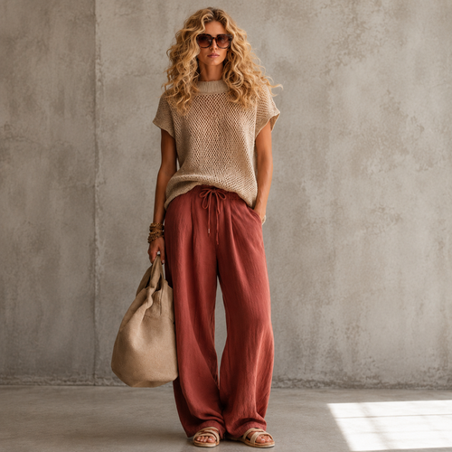 Vivienne™ Retro Knit & Tailored Suit Set