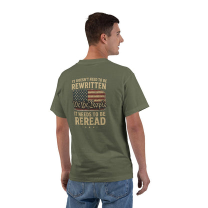 We The People American Flag Shirt: Patriotic Constitution Tee