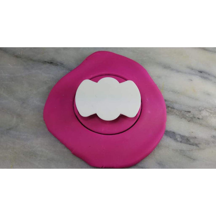Wedding Initials Vine Monogram Cookie Cutter Stamp & Outline #1 - Wedding / Baby / V Day