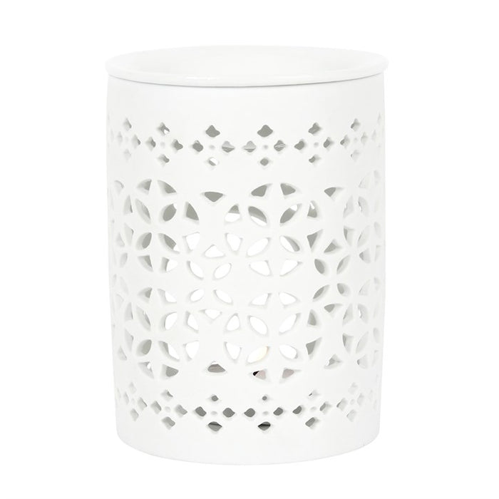 White Matte Cut Out Oil Burner 🇬🇧