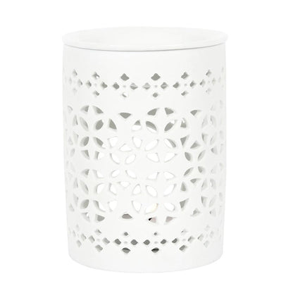 White Matte Cut Out Oil Burner 🇬🇧